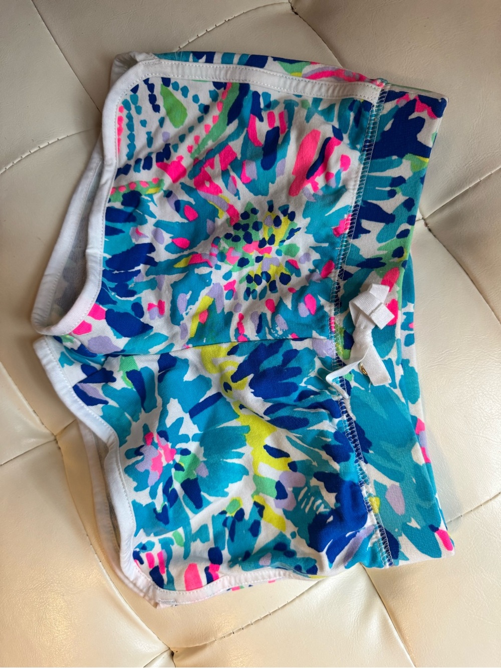 Lilly Pulitzer Girls' Floral Shorts - Blue, Pink, Green